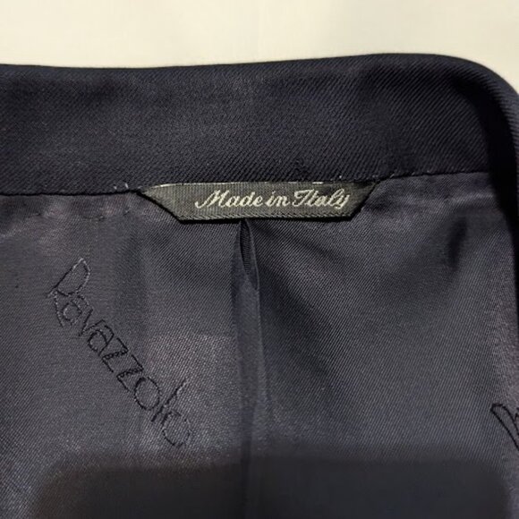 Ravazzolo Navy Blazer - 42L, 100% virgin wool, 2 button, Made in Italy - Picture 7 of 7